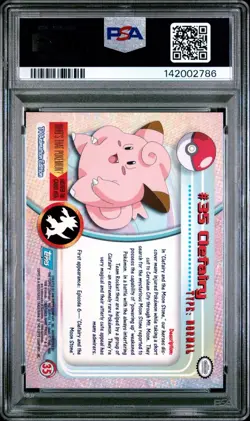 (PSA 9) Pokemon Topps TV – Clefairy #35 - Image 2