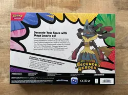 Pokemon TCG Ascended Heroes: Mega Lucario Premium Poster Collection IN HAND ✅ - Image 2