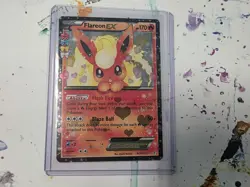 Pokemon TCG Flareon EX Full Art RC6/RC32 Generations Radiant Collection Holo NM - Image 1