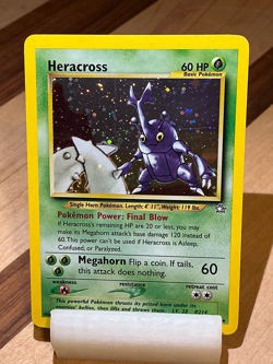 Heracross #6 - Neo Genesis 2000 Pokemon - 6/111 Unlimited Holo Rare - Image 2