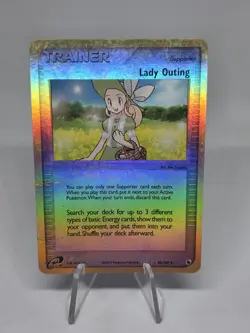Pokemon TCG Lady Outing EX Ruby & Sapphire Reverse Holo! WOTC Vintage 2003 - Image 1