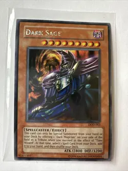 Yu-Gi-Oh Dark Sage Secret Rare Dawn of Destiny Xbox Promo DOD-002 - Image 2