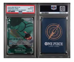 Roronoa Zoro Tournament Pack Winner Vol. 3 One Piece PSA 10 Gem Mint Pop 49 - Image 3