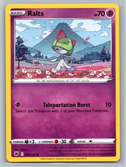 Pokemon Ralts 060/189 Astral Radiance Common Psychic Regular TCG Card NM - Image 1