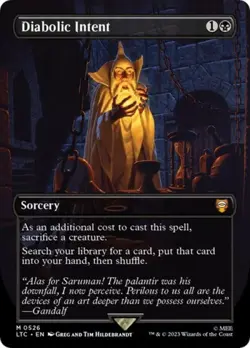 Diabolic Intent (Borderless) - Near Mint MTG - Image 1