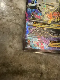 Pokemon Mega Aggron EX Full Art Holo Card 154/160 XY-Primal Clash DMG - Image 3