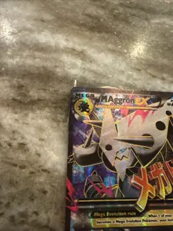 Pokemon Mega Aggron EX Full Art Holo Card 154/160 XY-Primal Clash DMG - Image 4