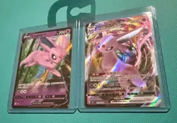 Espeon VMAX & V Card Lot Of 2 Cards Chinese Pokemon Gem Pack Vol 2 NM A - Image 1