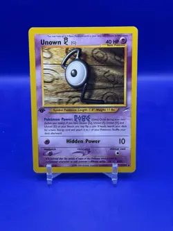 Pokemon Card Unown [G] 27/105 Neo Destiny 1st Edition - Image 1