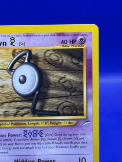 Pokemon Card Unown [G] 27/105 Neo Destiny 1st Edition - Image 3