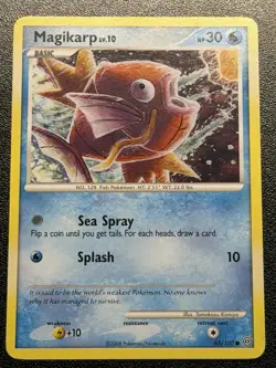 Magikarp Pokemon Card (65/100) Majestic Dawn Common Non-Holo 2008 - Image 1