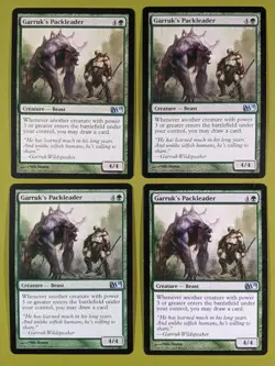Garruk's Packleader x4 M11 Magic 2011 4x Playset Magic the Gathering MTG - Image 1