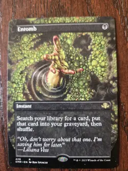 Entomb (Borderless) Dominaria Remastered Regular - Image 1