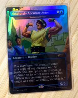 Absolutely Accurate Actor - Phantasmal Image (Rainbow Foil) Avatar NM MTG - Image 1