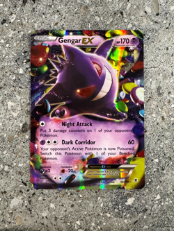 Pokemon TCG Gengar EX 34/119 Phantom Forces Ultra Rare Holo NM-M (Standard Size) - Image 1