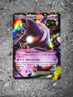 Pokemon TCG Gengar EX 34/119 Phantom Forces Ultra Rare Holo NM-M (Standard Size) - Image 3