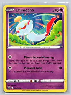 Chimecho 059/163 Battle Styles Pokemon TCG Psychic Type Basic Wind Chime Pokemon - Image 1