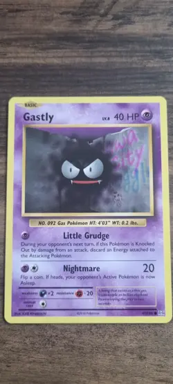 Ghastly - Pokemon TCG - MP - Common - Evolutions - 47/108 - Image 1