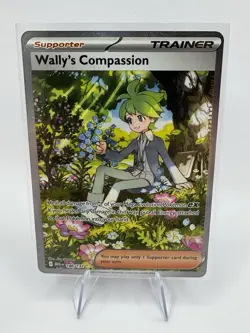 Pokemon TCG Wally's Compassion 186/132 Me01: Mega Evolution Holo NM Pack Fresh - Image 1