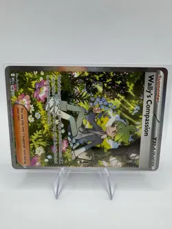 Pokemon TCG Wally's Compassion 186/132 Me01: Mega Evolution Holo NM Pack Fresh - Image 3