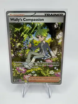 Pokemon TCG Wally's Compassion 186/132 Me01: Mega Evolution Holo NM Pack Fresh - Image 5