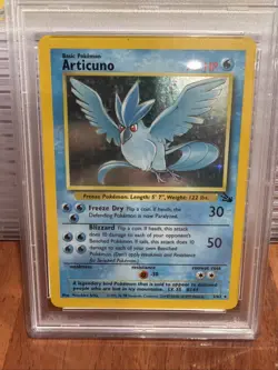 1999 Pokemon PSA 6 Articuno Holo Fossil #2 Pokemon TCG - Image 2