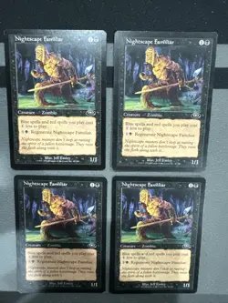 Nightscape Familiar X4 Planeshift Mtg Lot Hp Heavy Play - Image 1
