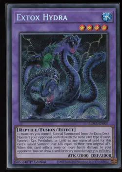 Yugioh Extox Hydra BLMR-EN007 1st Edition Secret Rare NM - Image 1