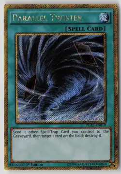 Yugioh Parallel Twister PGL2-EN019 1st Edition Gold Secret Rare NM - Image 1