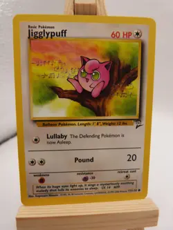 Pokemon Common Card : Jigglypuff 77/130 (Base Set 2) - Image 1