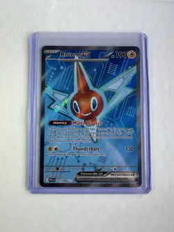 Rotom Ex 111/094 Phantasmal Flames Full Art Holo Pokemon Card Near Mint Rare - Image 1