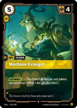 Machine Evangel [OGN - 239/298] - LP [Foil] TCG Riftbound - Image 1