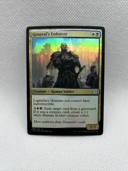 1x General's Enforcer - Foil - Ikoria: Lair of Behemoths - Near Mint - Image 1
