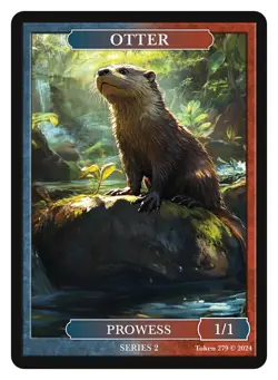 Otter Token Givememana Tokens Series 2 Magic the Gathering - Image 1