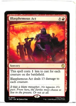 Blasphemous Act #47 R - Teenage Mutant Ninja Turtles TMNT - Non-Foil - Image 1