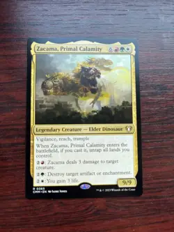 1x ZACAMA, PRIMAL CALAMITY - Commander - MTG - Magic the Gathering - Image 1
