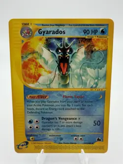 Pokemon Gyarados Skyridge Rare Stage NM #11/144 Regular 2003 - Image 1