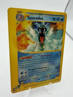 Pokemon Gyarados Skyridge Rare Stage NM #11/144 Regular 2003 - Image 3