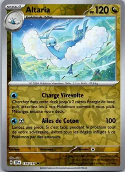 Carte Pokemon Altaria 134/191 Reverse 2024 - Image 1