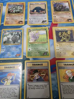 VINTAGE Pokemon Gym Heroes 104 Card C/UC/R Partial Set NO Duplicates 15 RARES - Image 2