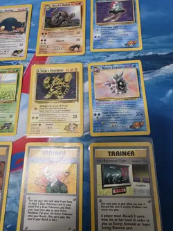 VINTAGE Pokemon Gym Heroes 104 Card C/UC/R Partial Set NO Duplicates 15 RARES - Image 3