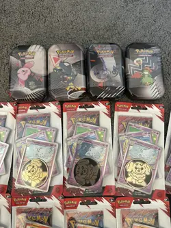 10 x Pokemon TCG Destined Rivals Checklane Blister Packs + 4 Unova Tins🔥 - Image 2