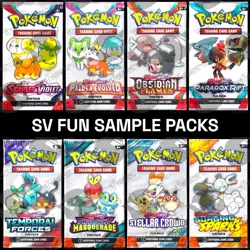 Pokemon TCG 151 Card NEW FUN SAMPLING SAMPLE BOOSTER PACKS MEGA EVOLUTION V EX - Image 1