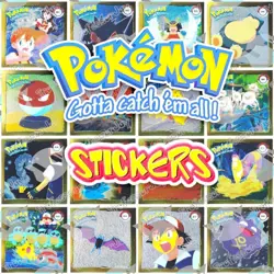 Pokemon TCG Cards ARTBOX 1999 SERIES 1 - PRISM - GOLD STICKERS NOT FLIPZ - Image 1