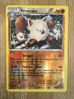 Primeape 53/114 Reverse Holo Rare - Pokemon TCG XY Steam Siege NM - Image 1