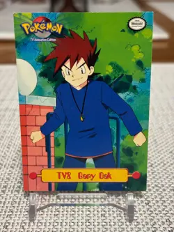 1999 Topps Pokemon Series 1 #TV8 Gary Oak (TV Animation Edition) Slight Crease - Image 1