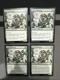 Wall Of Blossoms X4 Modern Horizons Mtg Lot Nm Near Mint - Image 1
