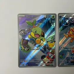 Pokemon: First Partners - 040 Turtwig, 041 Chimchar and 042 Piplup - Black Star - Image 2