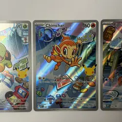 Pokemon: First Partners - 040 Turtwig, 041 Chimchar and 042 Piplup - Black Star - Image 3