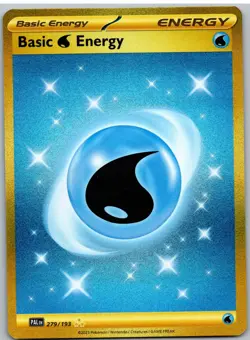 Basic Water Energy 279/193 Hyper Rare Paldea Evolved Pokemon NM - Image 1
